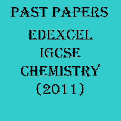 Edexcel IGCSE Chemistry (2011) past papers